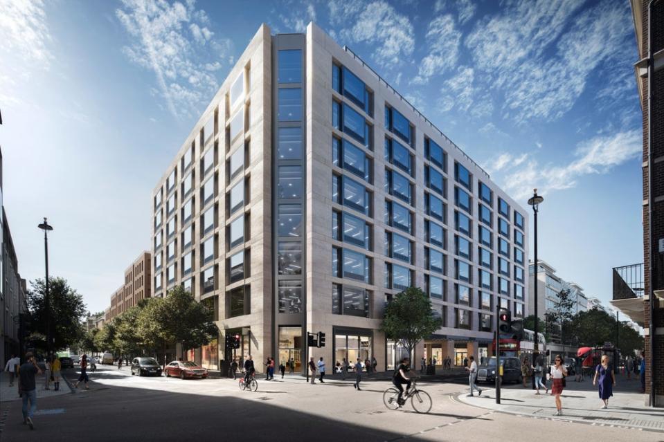 Derwent London is working on a new office project at 19-35 Baker Street (Derwent London)