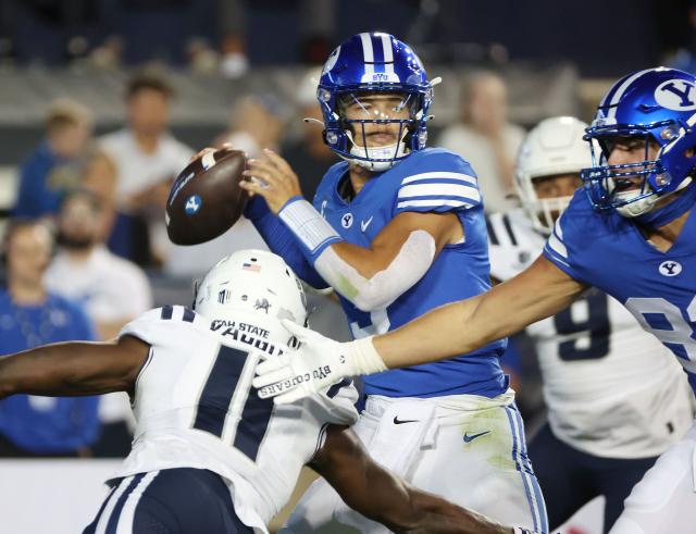 2023 NFL draft: BYU quarterback Jaren Hall selected by Minnesota Vikings -  Yahoo Sports