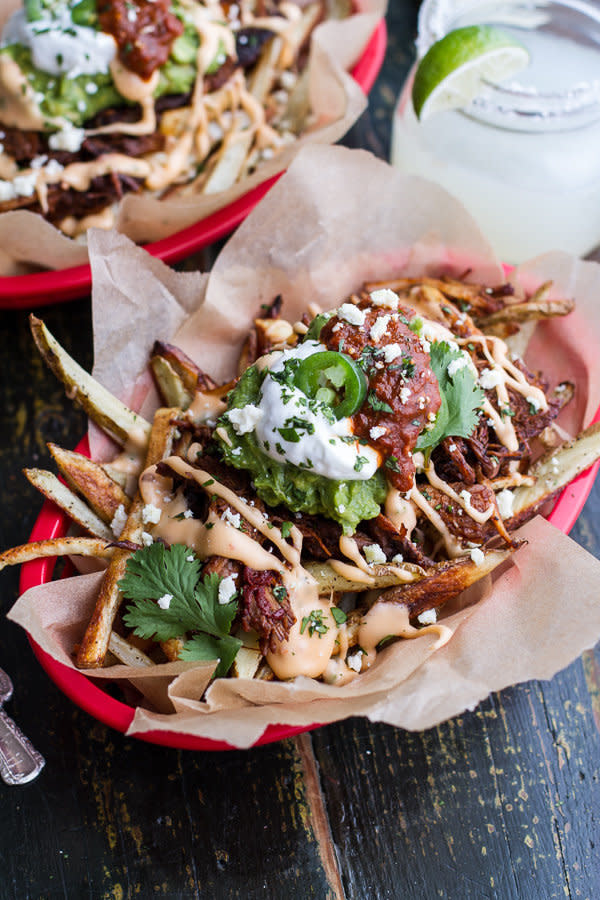 <strong>Get the <a href="http://www.halfbakedharvest.com/tijuana-street-fries/" target="_blank">Tijuana Street Fries recipe</a> from Half Baked Harvest</strong>