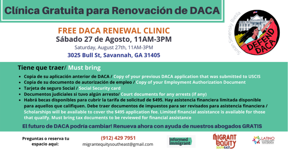 Más de 800,000 personas traídas aquí cuando eran niños dependen de los permisos de trabajo de DACA, las protecciones de deportación y otras oportunidades para obtener una mejor educación y unirse a la fuerza laboral.