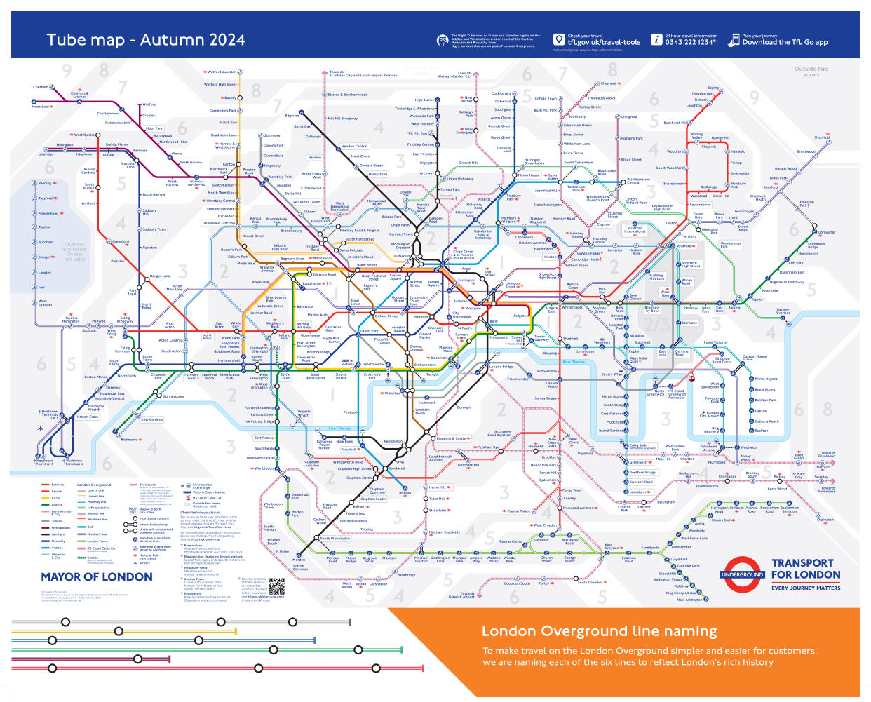 London Overground rail lines renamed