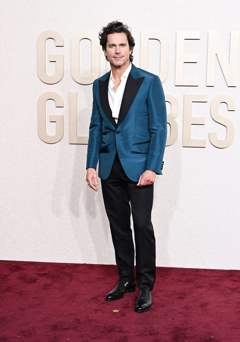 Matt Bomer at the 81st Golden Globe Awards held at the Beverly Hilton Hotel on January 7, 2024 in Beverly Hills, California.