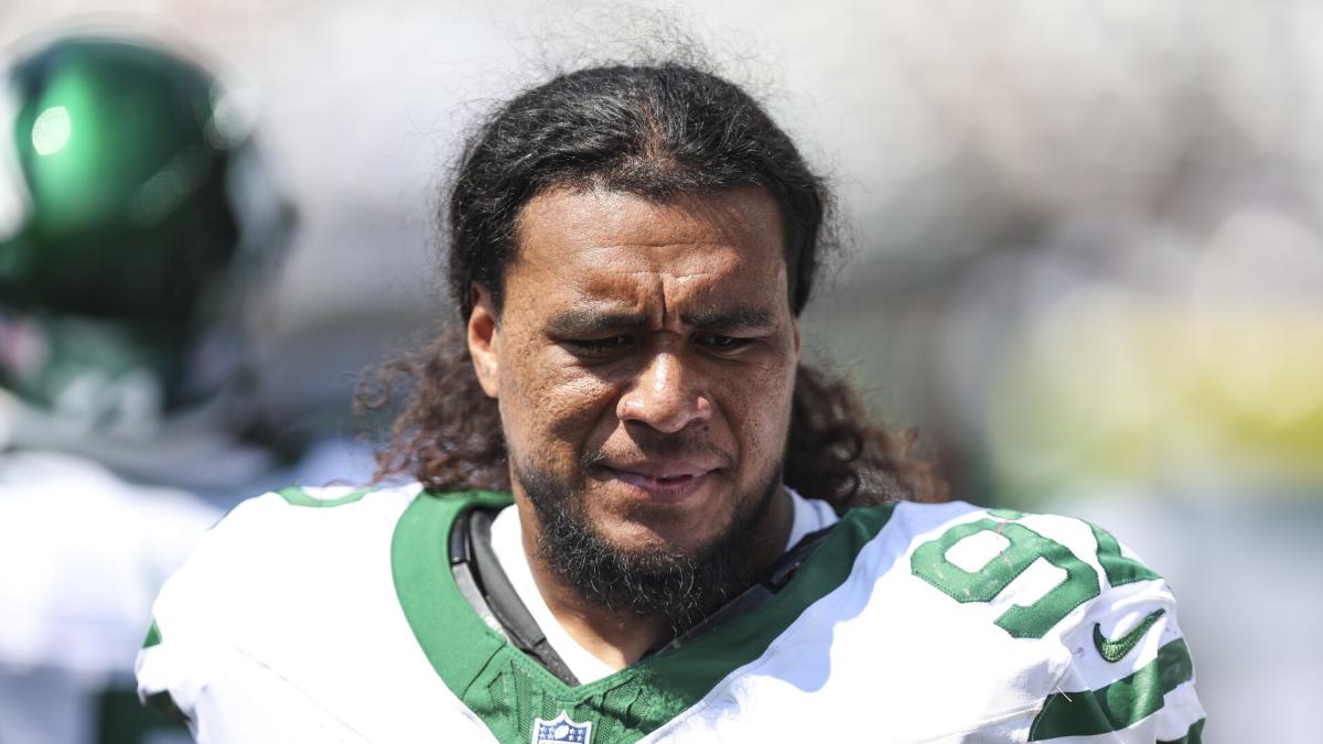 Jets won’t activate Leki Fotu for Sunday’s game