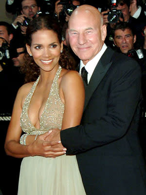 Halle Berry and Patrick Stewart at the 2006 Cannes Film Festival premiere of 20th Century Fox's X-Men: The Last Stand