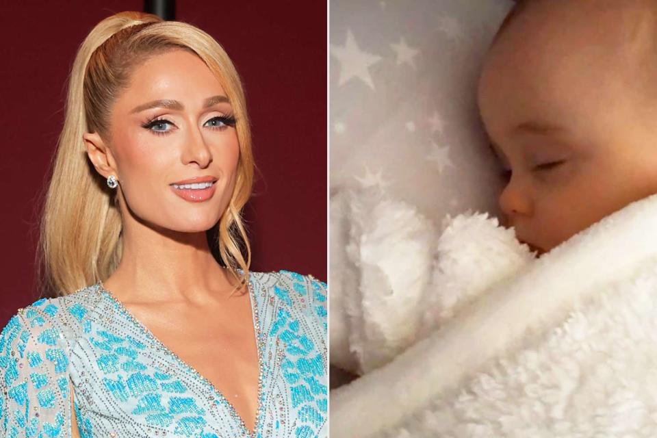 <p>Emma McIntyre/Getty; Paris Hilton/Instagram</p> Paris Hilton and son Phoenix