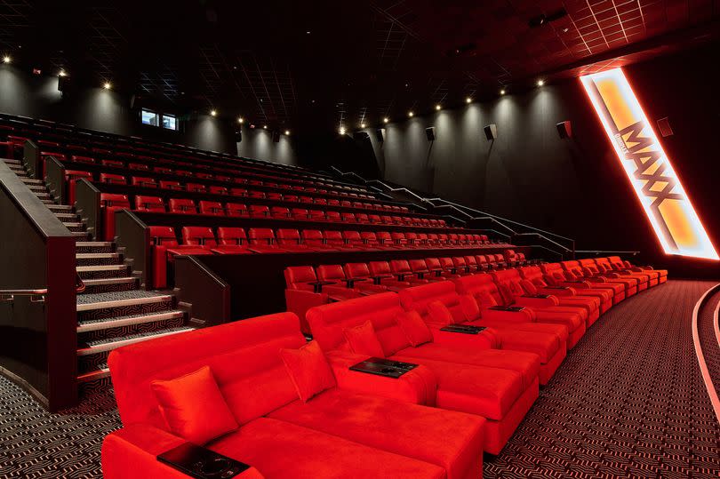 The OmniplexMAXX screen featured reclining chairs and even sofa beds