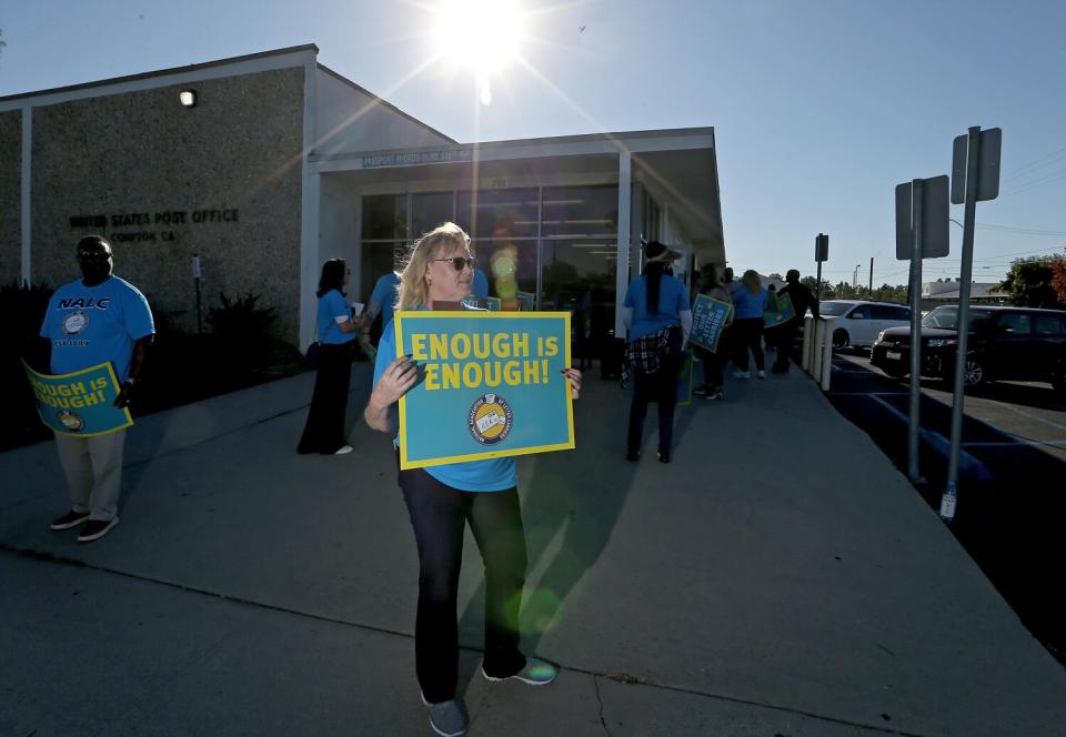 Postal workers say crimes against them are more frequent, brazen and violent.