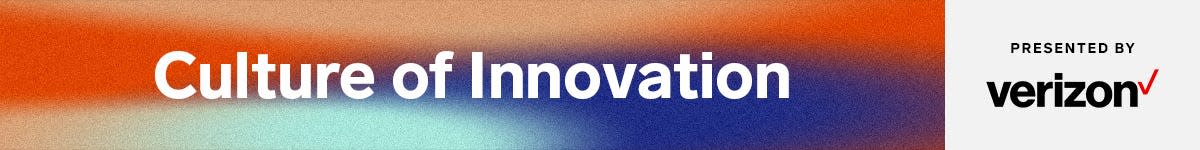 Culture of Innovation series header presented by Verizon
