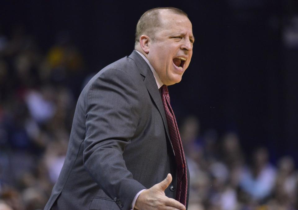 Tom Thibodeau's defense has ranked among the NBA's worst through 10 games. (AP)