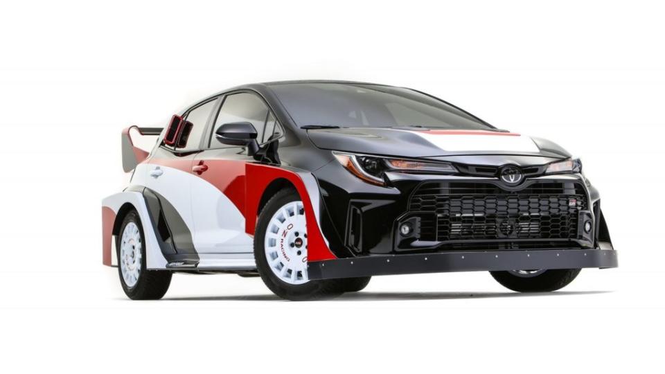 GR Corolla Rally是以GR Yaris Rally1為靈感打造的概念賽車。(圖片來源/ Toyota)