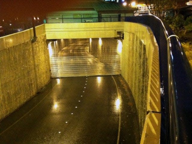 The Bremerton tunnel in 2012.