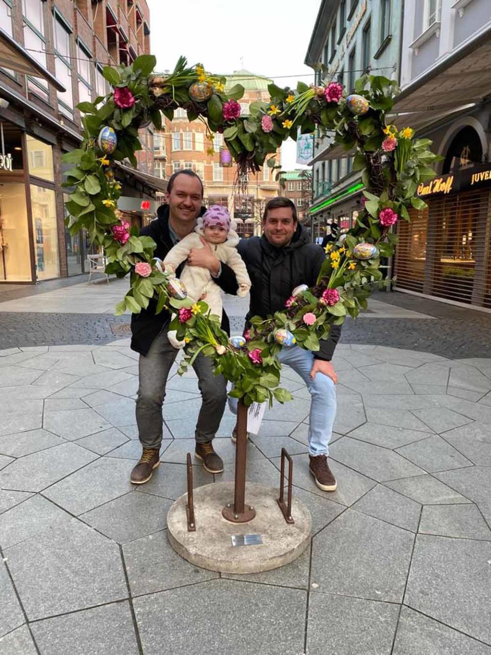 Edvin, Ola and Zoe in Sweden (Collect/PA Real Life).