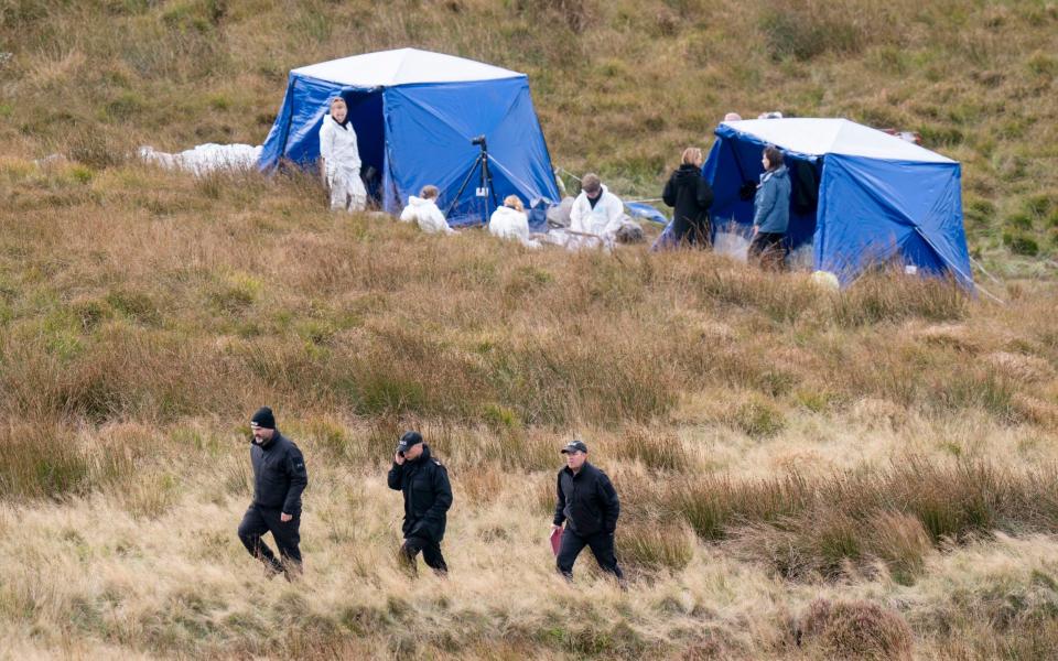 Police have concluded there is no evidence of human remains buried at the site - Danny Lawson/PA