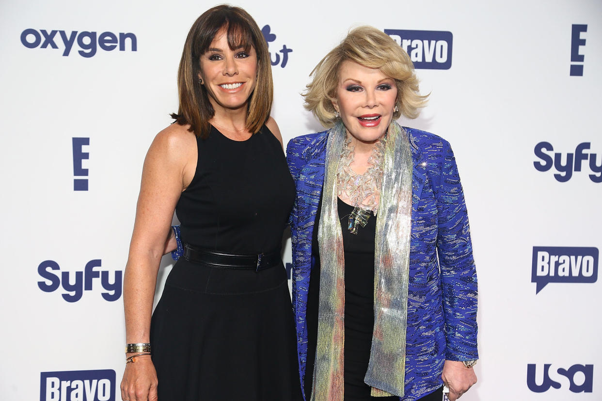 Melissa Rivers, left, and Joan Rivers 