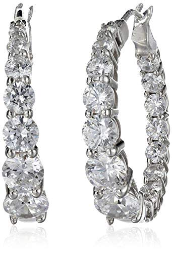 Sterling Silver Swarovski Earrings (Photo: Amazon)