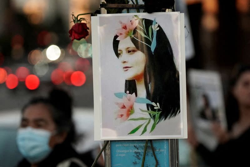 FILE PHOTO: California Kurds protest following death of Zhina Mahsa Amini, in Los Angeles