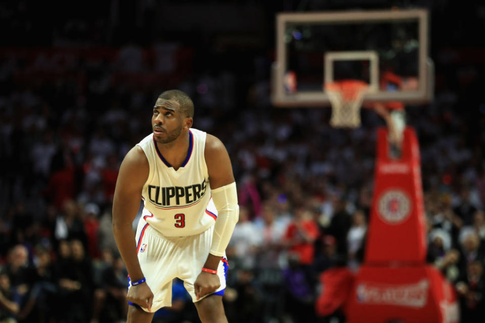 Chris Paul and the Clippers are one loss away from exiting the playoffs in the first round. (Getty)