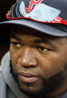 David Ortiz prepares for a May 14 game against New York at Yankee Stadium. Ortiz hit 10 home runs in the month