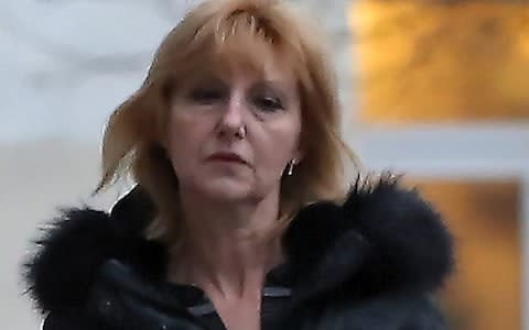 Penelope John arriving at Swansea Crown Court - Credit: Dimitris Legakis /Athena