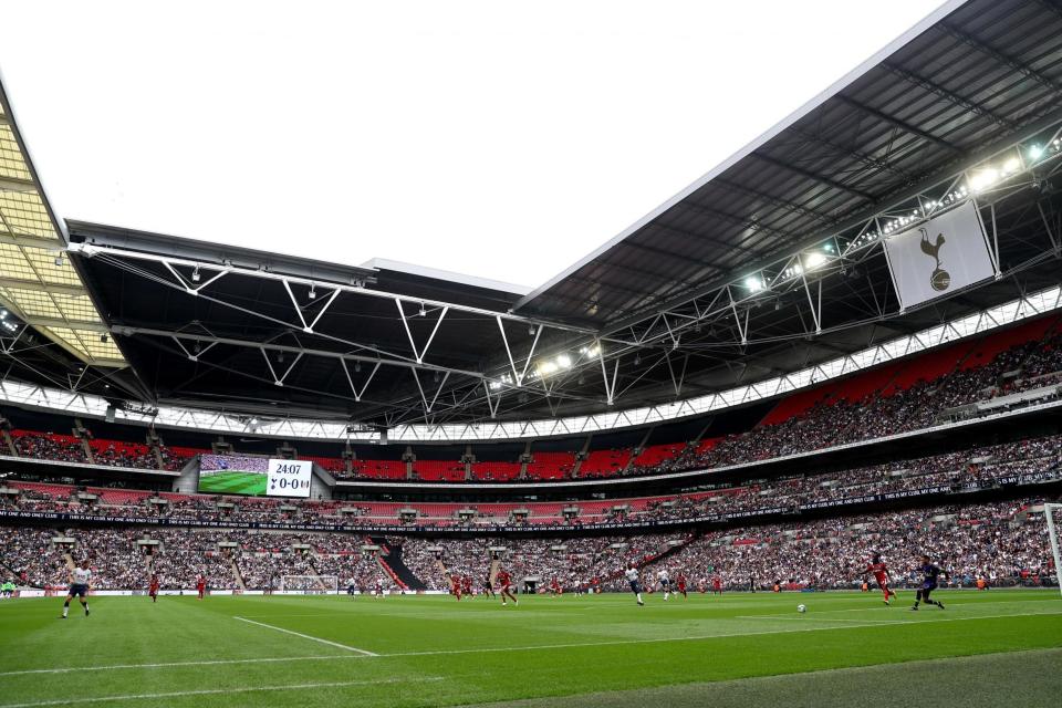 Unlikely: Wembley is due to host an NFL clash 24 hours ahead of the proposed fixture: Getty Images