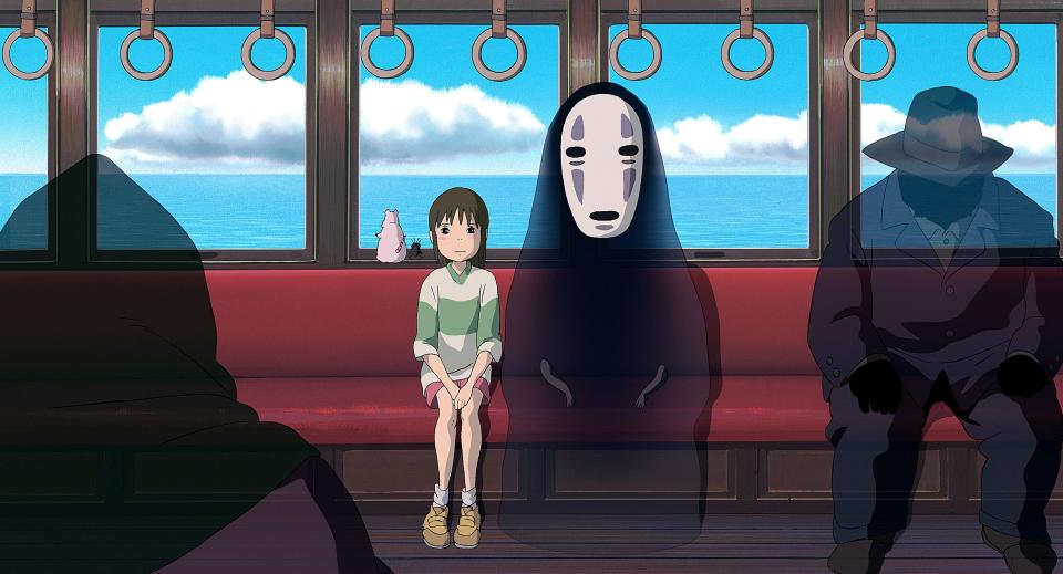 <h1 class="title">SPIRITED AWAY, ( aka SEN TO CHIHIRO NO KAMIKAKUSHI), Chihiro, No-Face, 2001. (c) Walt Disney Picture</h1><cite class="credit">Everett Collection</cite>