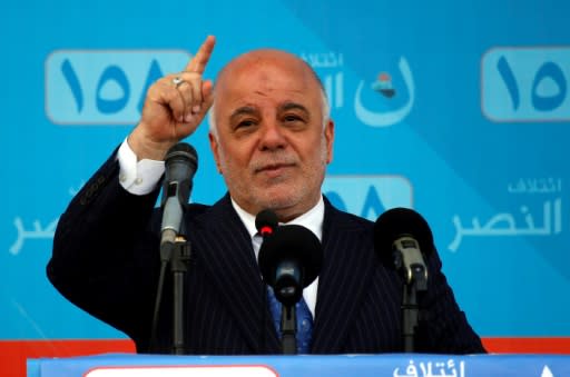 Iraqi Prime Minister Haider al-Abadi was praised for leading the fight against jihadists but appears to have failed to convince voters he is serious about stamping out corruption