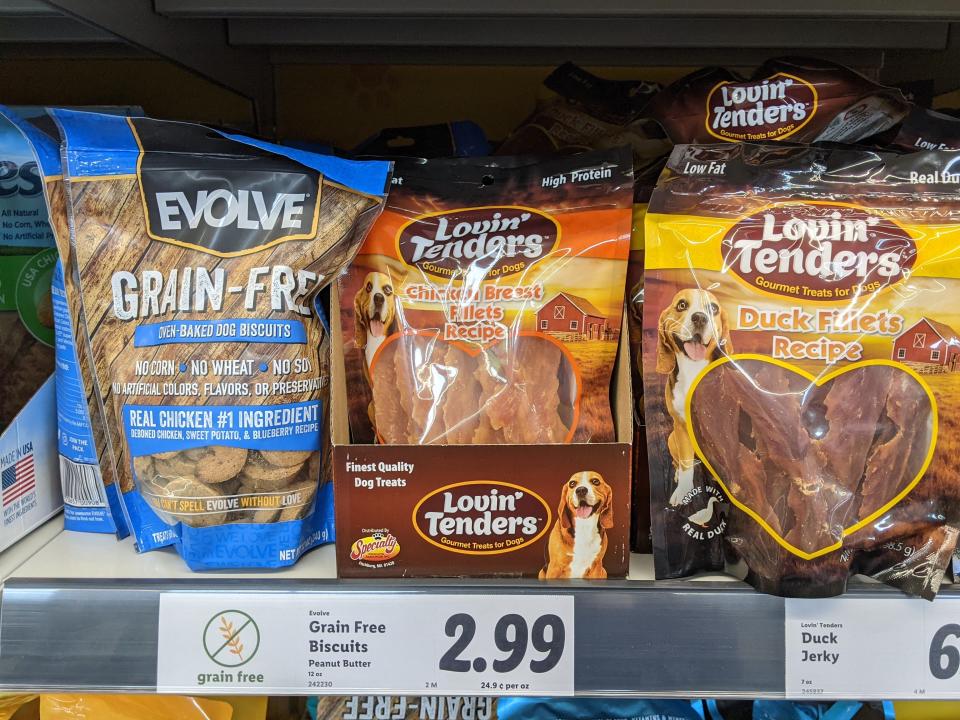 Grain-free biscuits at Lidl.