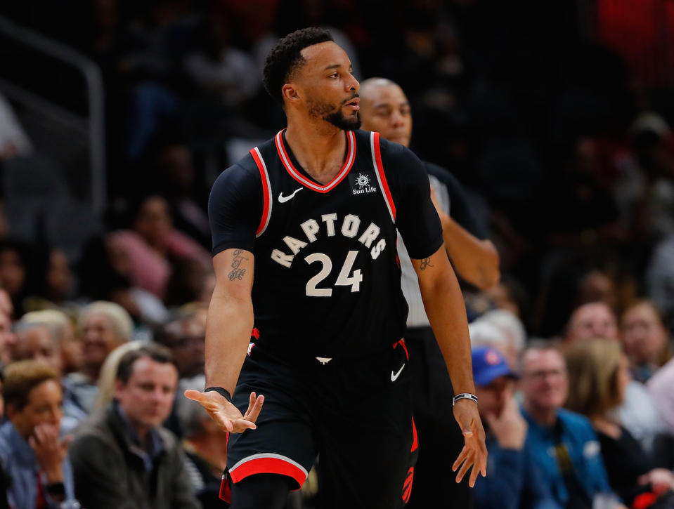 Toronto Raptors guard Norman Powell bought his mother a brand-new Range Rover for her birthday. (Photo by Kevin C.  Cox/Getty Images)