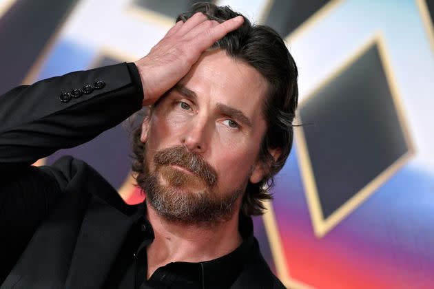 Christian Bale at the premiere of Thor: Love And Thunder (Photo: Axelle/Bauer-Griffin via Getty Images)