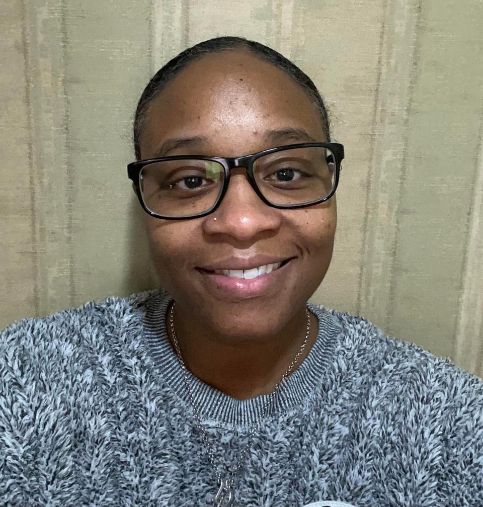 Teri Jefferson is one of the first participants of the Pardee Pathway Program, which is a partnership between Pardee UNC Health Care and Blue Ridge Community College.