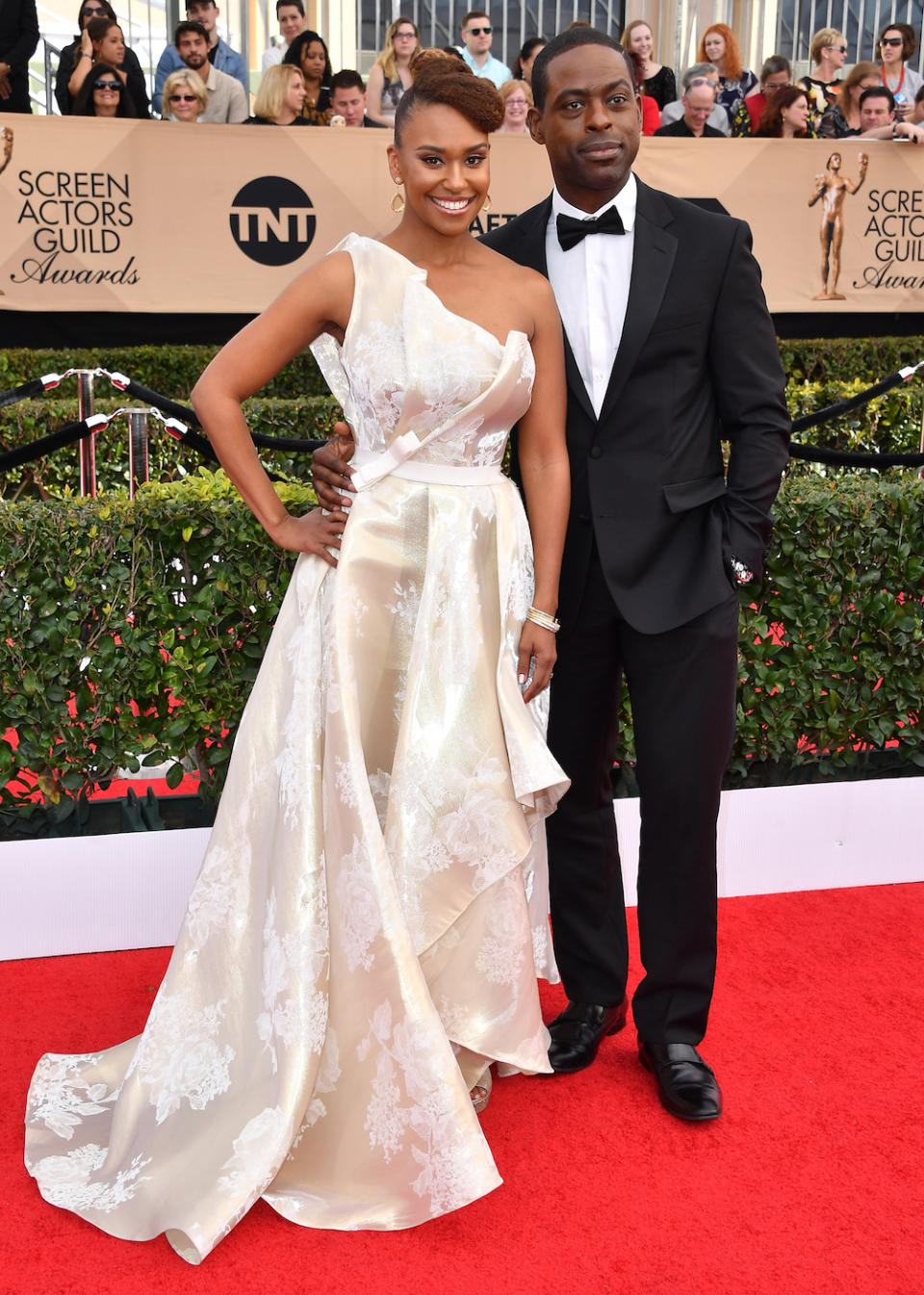 Sterling K. Brown and wife Ryan Michelle Bathe are couple goals on the red carpet