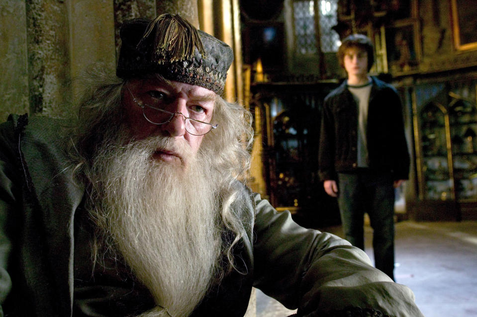 Michael Gambon and Daniel Radcliffe in 2005’s ‘Harry Potter and the Goblet of Fire’