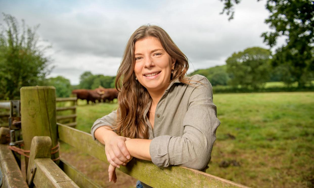 <span>Abby Allen runs Pipers Farm near Cullompton in Devon.</span><span>Photograph: Adrian Sherratt/The Guardian</span>