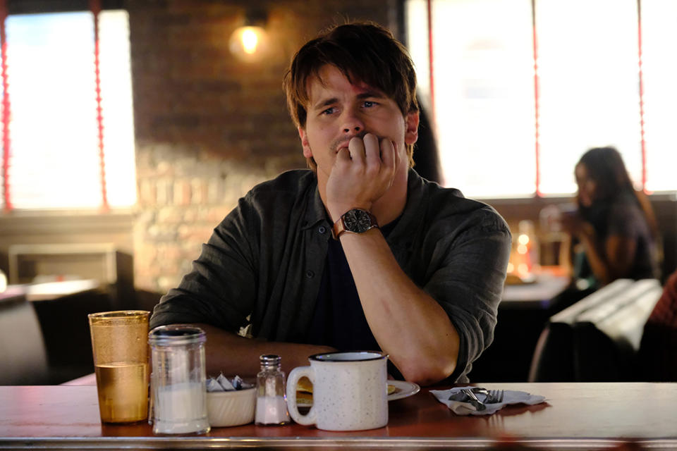 Jason Ritter as Kevin Finn in ‘Kevin (Probably) Saves the World’ (Photo: ABC/Guy D’Alema)