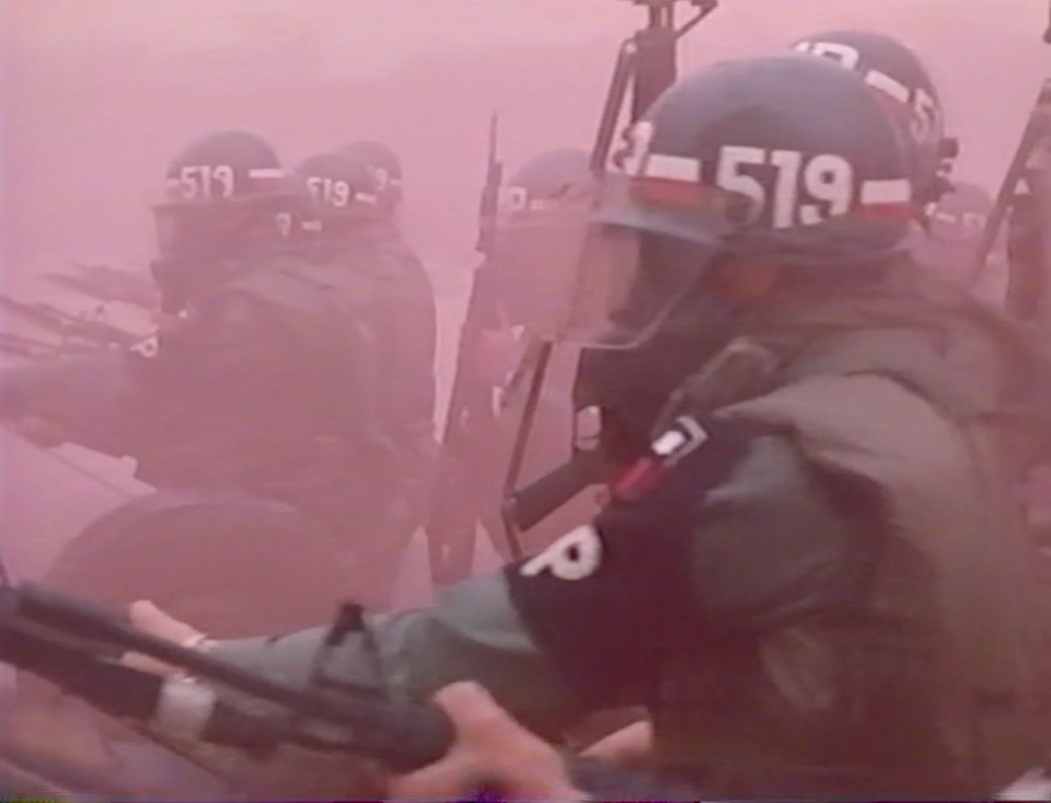 Footage of U.S. civil disturbance training in 1972 is featured in the new documentary "Riotsville, USA" directed by Sierra Pettengill.