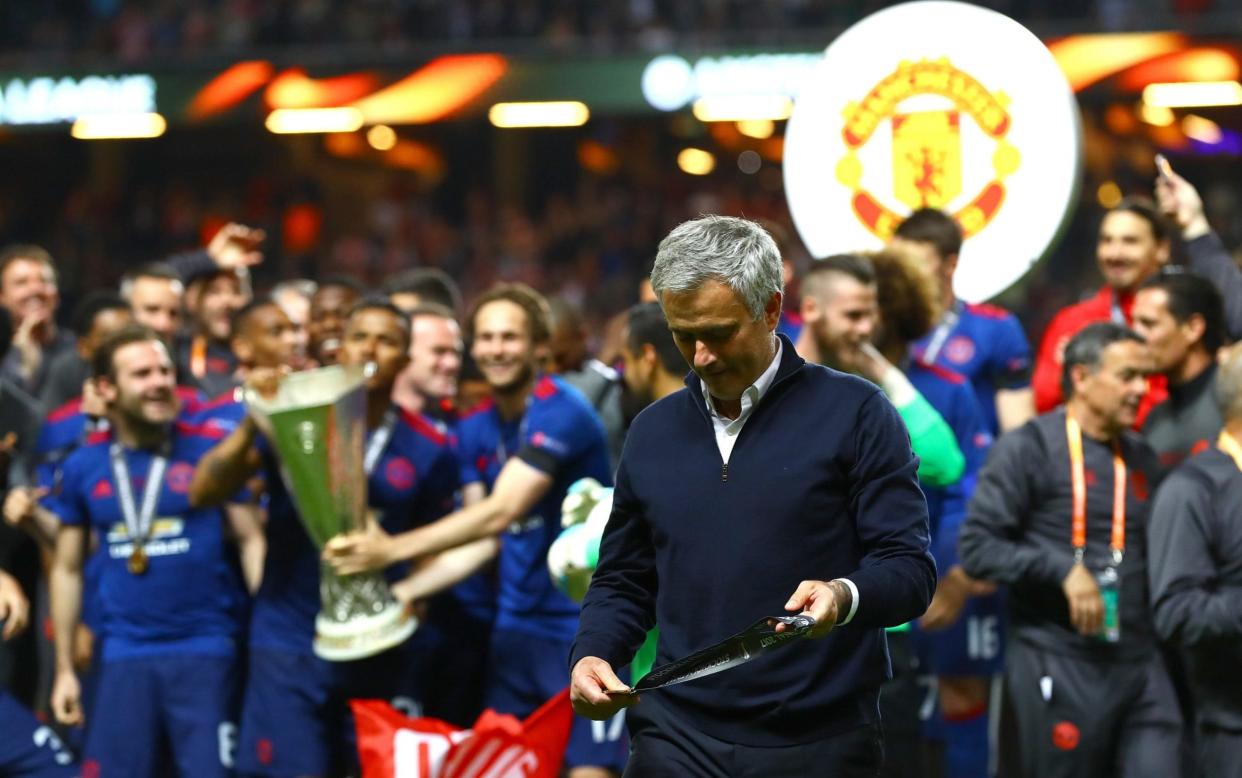 Jose Mourinho has won four European finals out of four - Rex Features