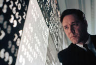 <a href="http://movies.yahoo.com/movie/1807426893/info" data-ylk="slk:A Beautiful Mind;elm:context_link;itc:0;sec:content-canvas" class="link ">A Beautiful Mind</a> (2001): Crowe's transformation into tortured math genius John Forbes Nash Jr. is stunning -- reminiscent of the one he'd pulled off two years earlier in "The Insider," but even more effective because Nash's story is so much more personal. It's almost too bad that he won the best-actor Oscar for "Gladiator," because he deserved the award even more for his work here. Aging on screen over a period of nearly 50 years, Crowe turns Nash from a swaggering genius to a shaken shell of a man, and the disintegration is believable and compelling. Prior to "Frost/Nixon," this was director Ron Howard's crowning achievement.