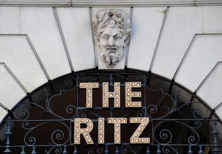 The Ritz London hotel in Piccadilly, London, Britain