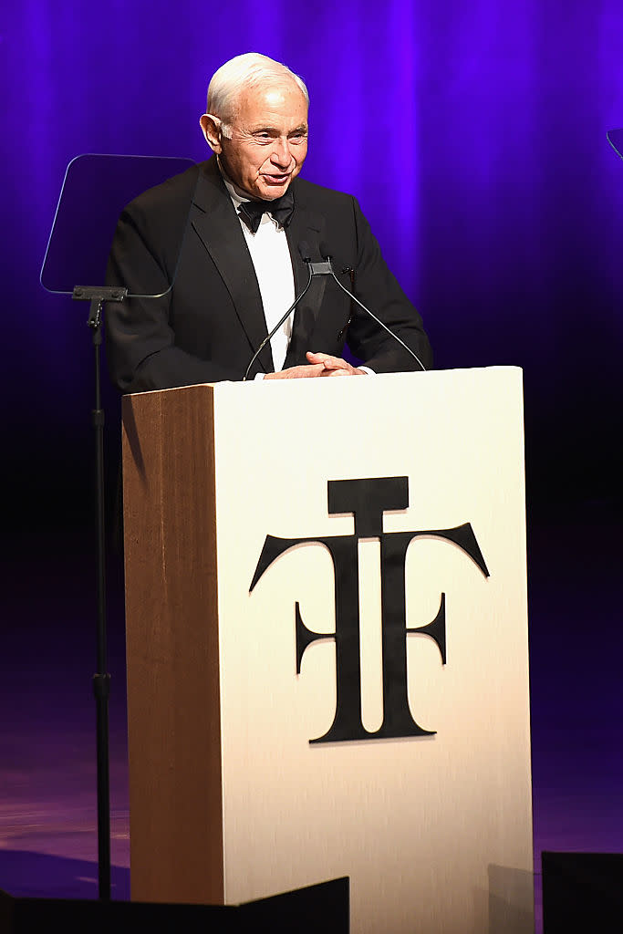 Les Wexner speaks at the 2016 Fragrance Foundation Awards on June 7, 2016 in New York City. (Photo: Nicholas Hunt/Getty Images for Fragrance Foundation)