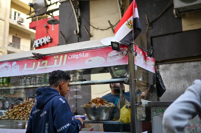 Egyptians have been struggling under an economic crisis that has seen inflation soaring and the value of the local currency plummeting over the past two years. Photo by Thomas Maresca/UPI