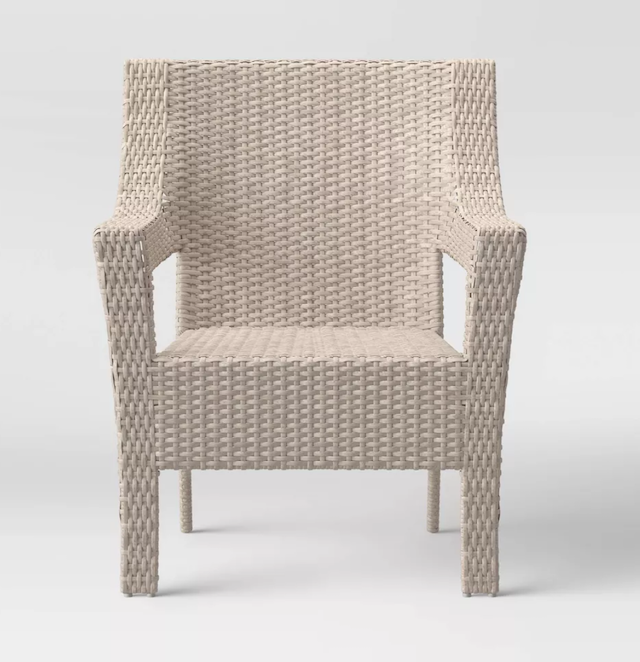 Threshold Southcrest Wicker Stacking Patio Club Chair
