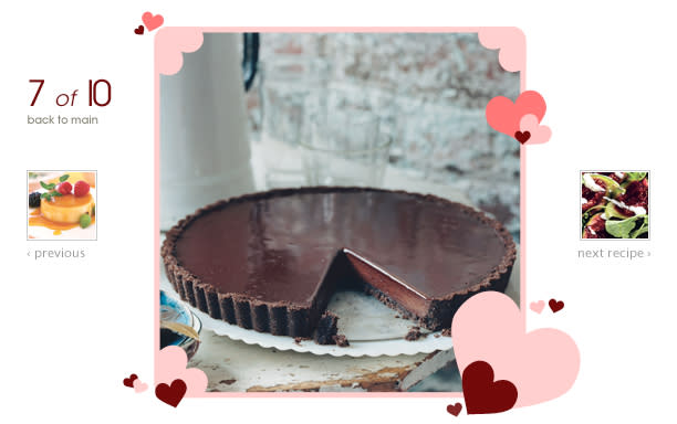 Chocolate: Chocolate Glazed Chocolate Tart