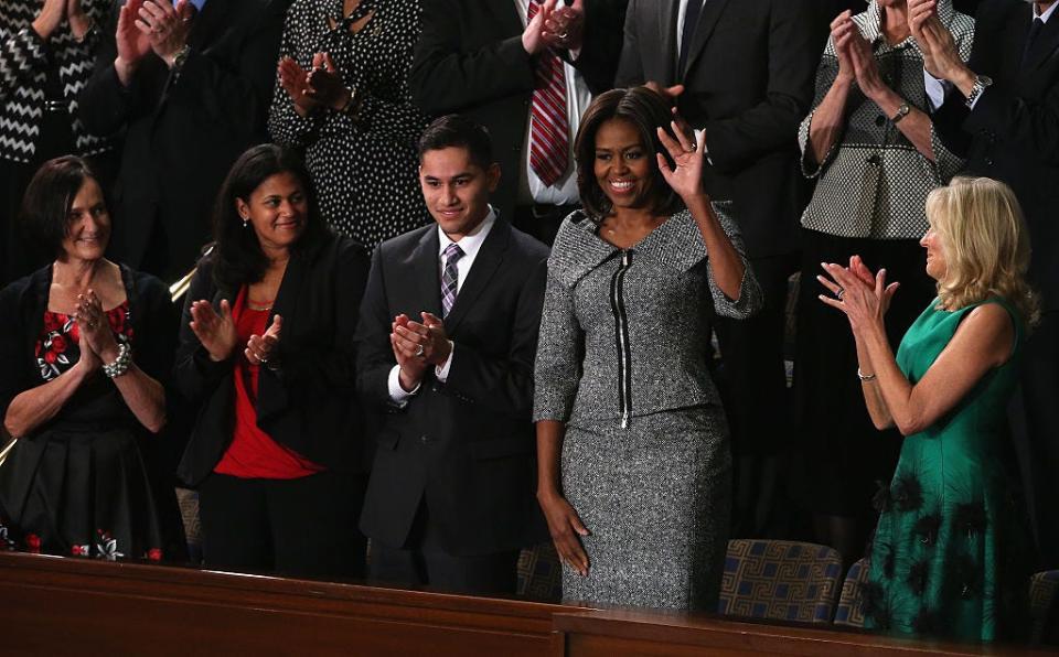 Michelle Obama at the 2015 State of the Union