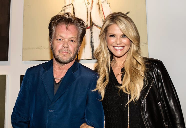 John Mellencamp and Christie Brinkley dated for a year. (Photo: Myrna M. Suarez/Getty Images)