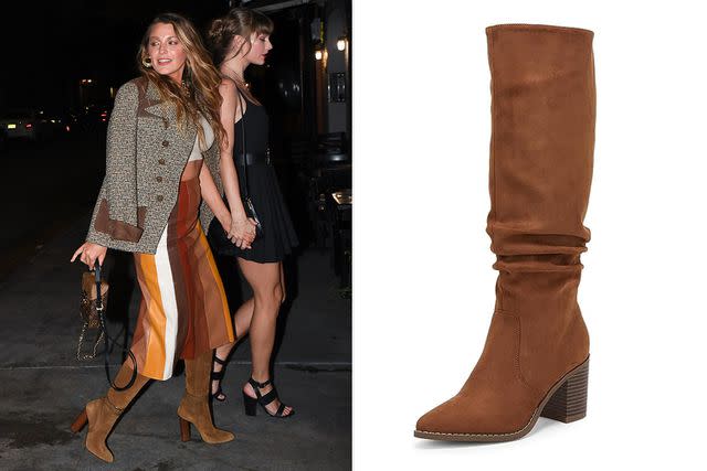 Blake Lively Takes Effortless Fall Boots to Dinner with Taylor