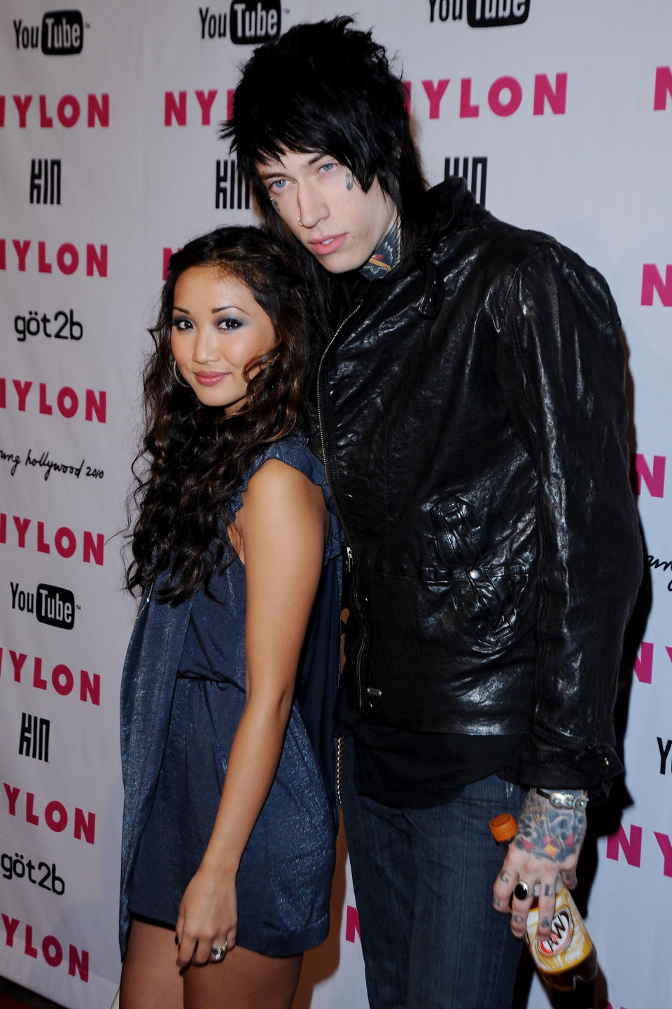 Brenda Song and Trace Cyrus