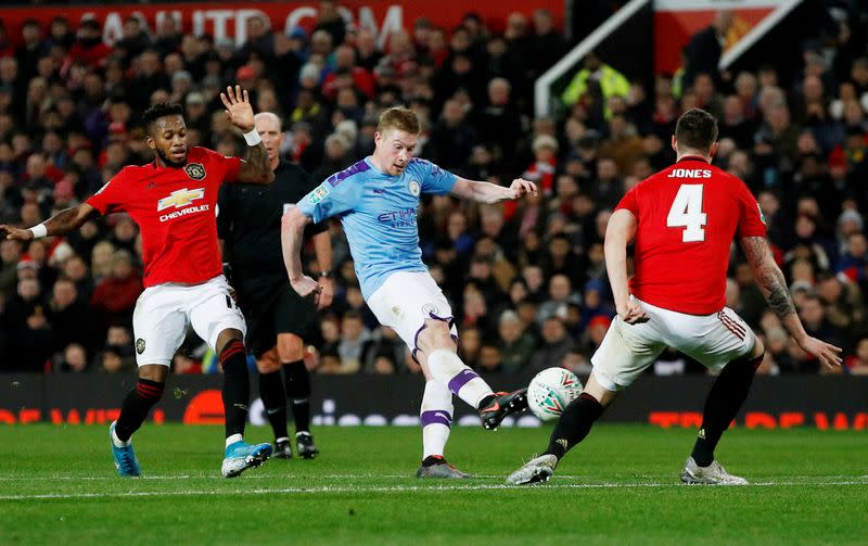 Carabao Cup - Semi Final First Leg - Manchester United v Manchester City