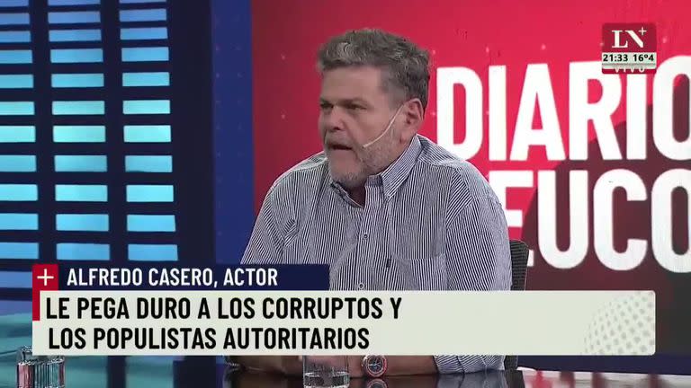 Alfredo Casero criticó al gobierno por el manejo de la pandemia