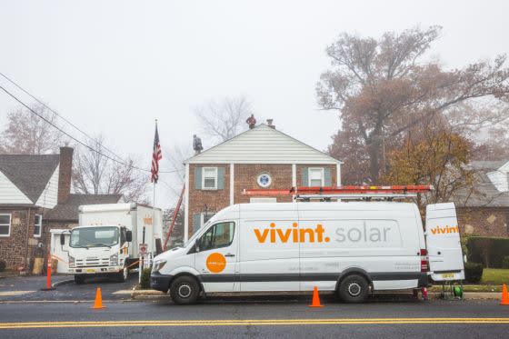 In 2017, Vivint still counted on ringing doorbells for almost 90 percent of its sales.<span class="copyright">David Williams / Bloomberg via Getty Images</span>