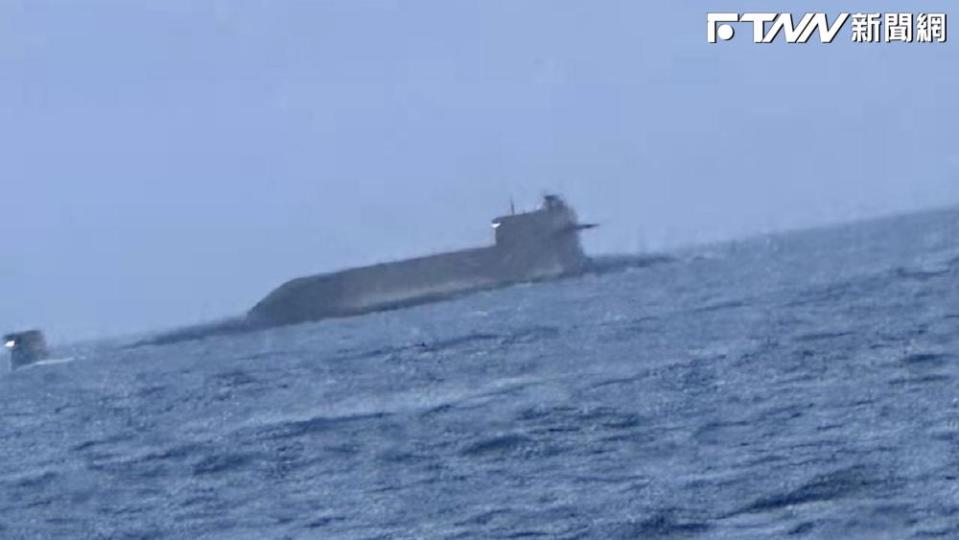 澎湖漁民發現中國潛艦 國防部長表示：有掌握但不便透露。（圖／翻攝畫面）